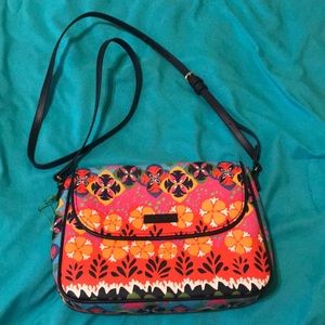 Vera Bradley: Flap Crossbody- Rio Stripe